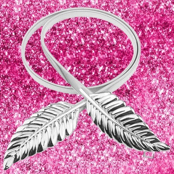 GORGEOUS GOLD CINCH LEAF BELT - Picture 3 of 9